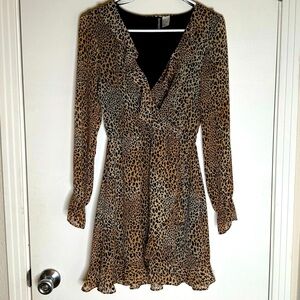 H&M Leopard Pattern Dress